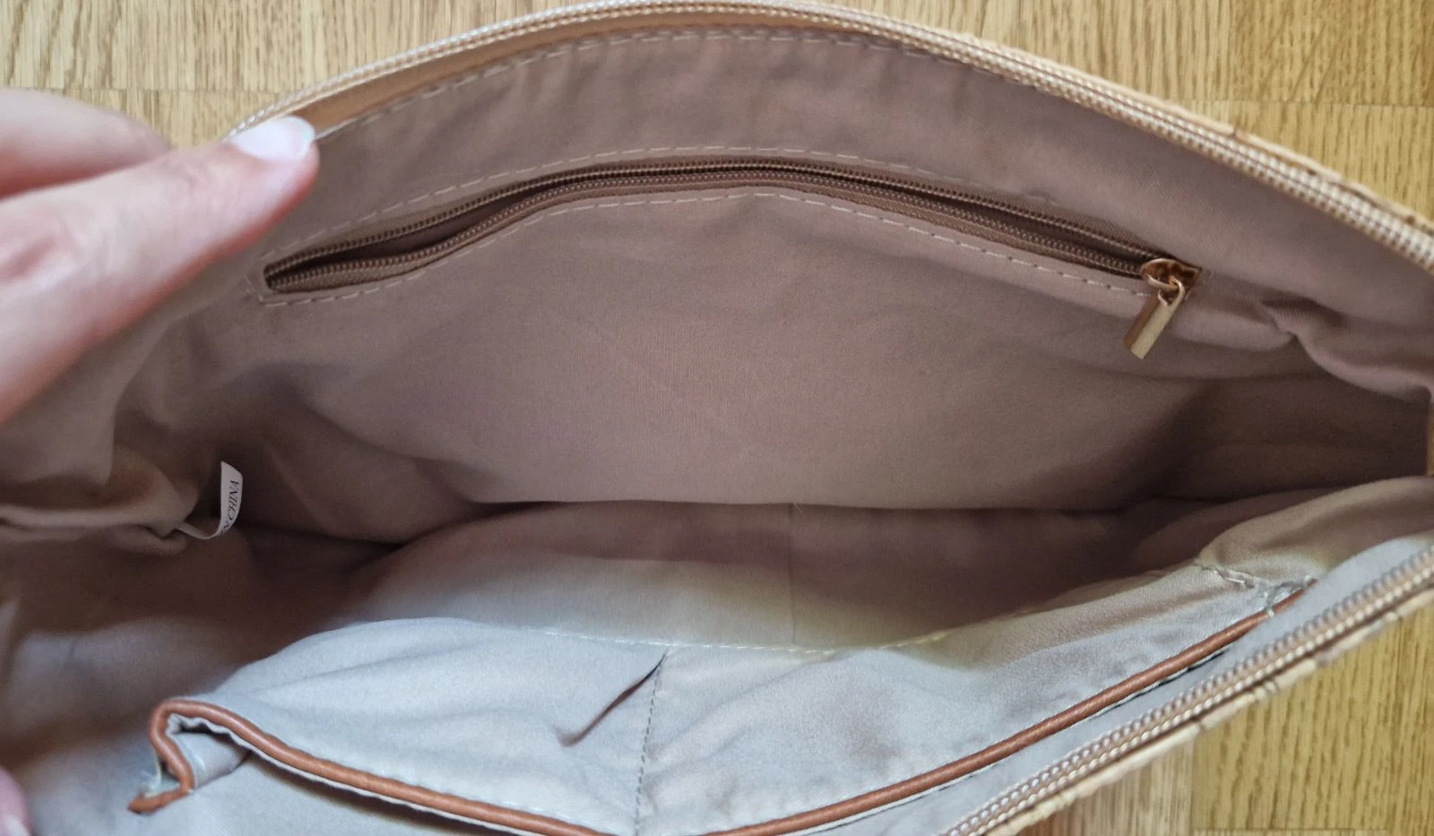 Cork-style handheld bag 🌿 convertible crossbody NEW – photo 7